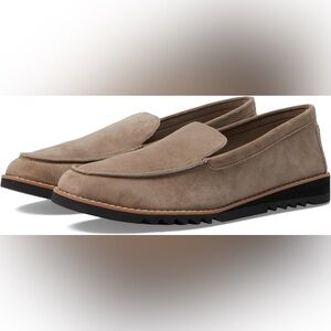Eileen Fisher Essa Suede Loafers 10 Flats Slip-ons Comfort Walking Shoes Classic